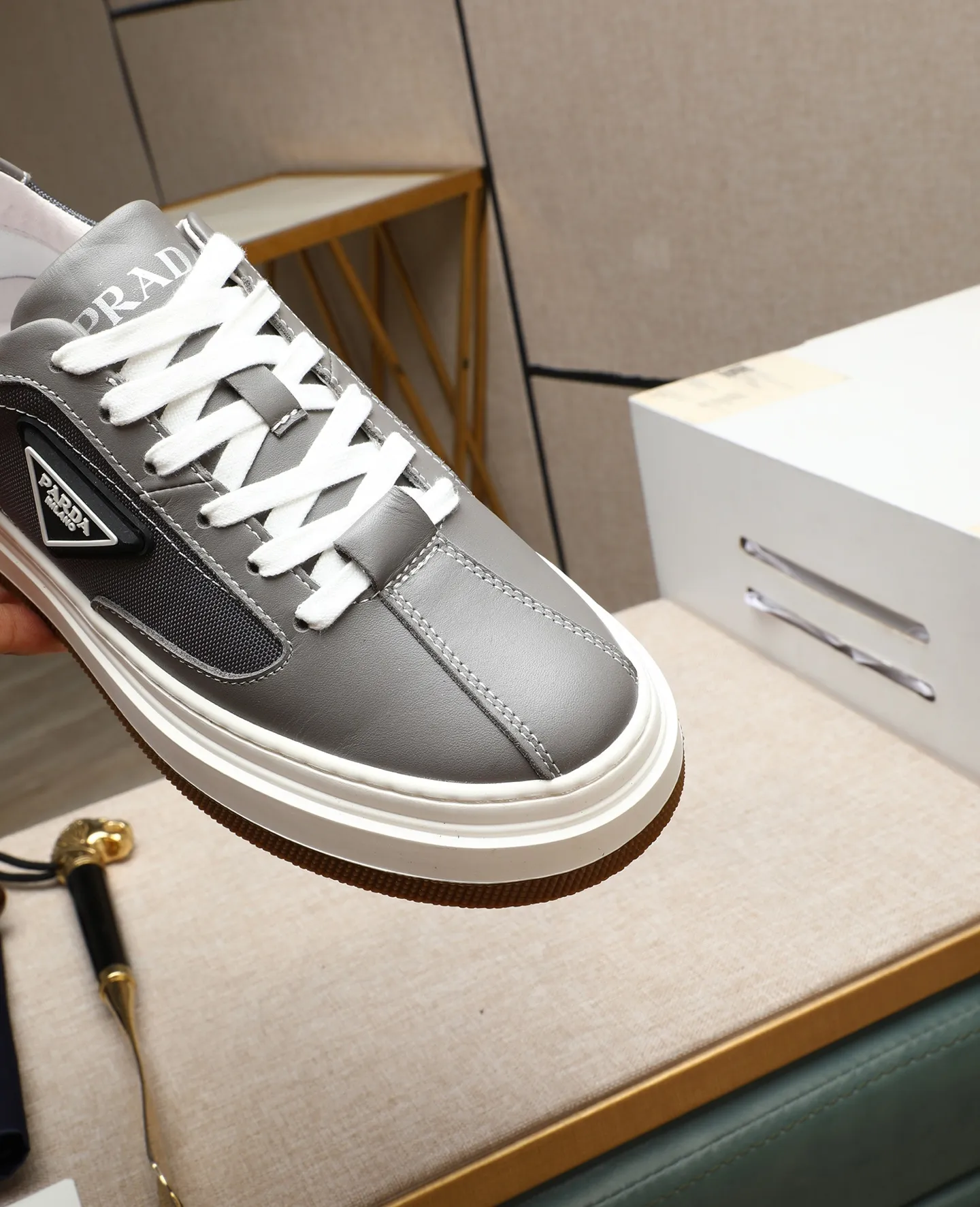 Men's shoes 💰440 🌹🌹[PRADA—Prada] 2025 latest model 🙈original replica! 👟👟👟Available here. The workmanship is top-notch. The upper is made from Italy. 🇮🇹Imported first-layer cowhide. ❗️Breathable genuine leather lining @Suitable for travel. The original version has an enlarged engraved sole, making it suitable for all kinds of travels, showing low-key luxury. Let quality speak for itself. Color: Size: 38-45